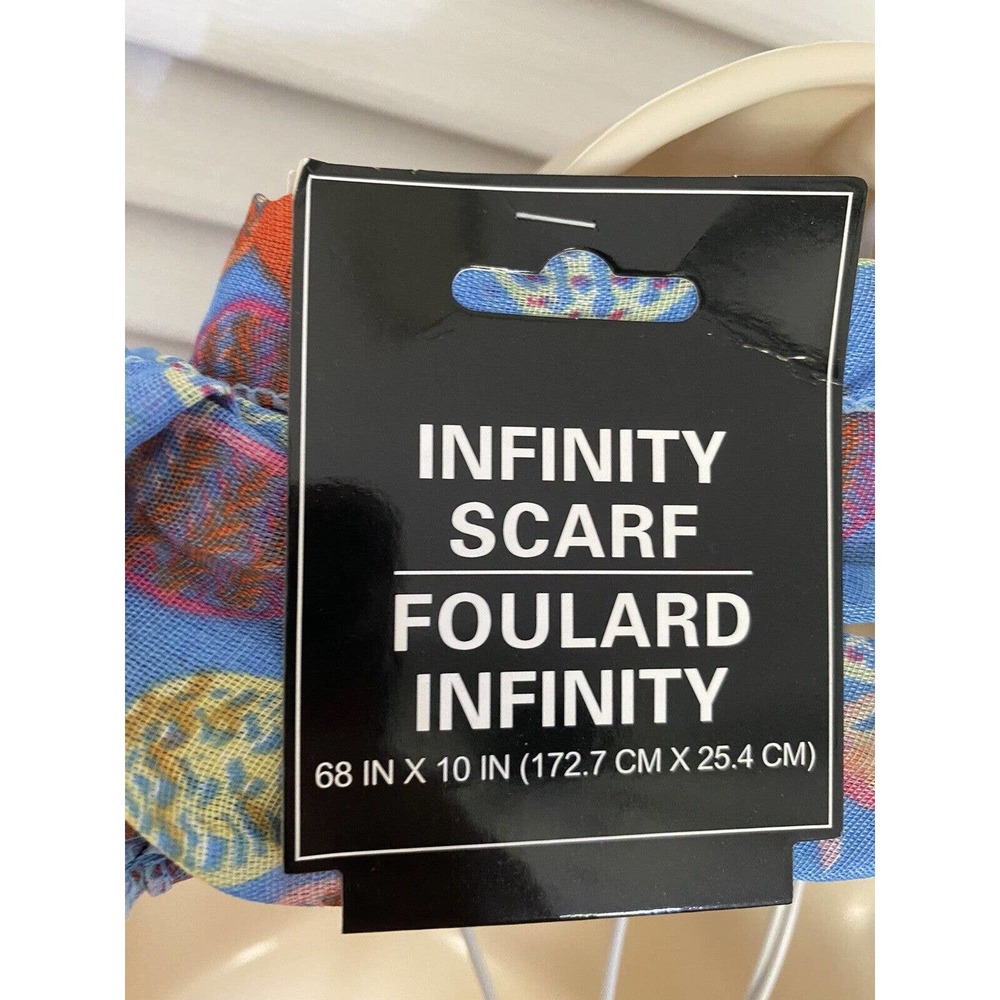 Multicolor Pineapple Infinity Scarf - Picture 3 of 5